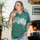 Retro Book Vibes Heavy Weight Tee Shirt