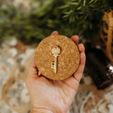 Sherlock Holmes Inspired: 221B Flat Key Enamel Pin