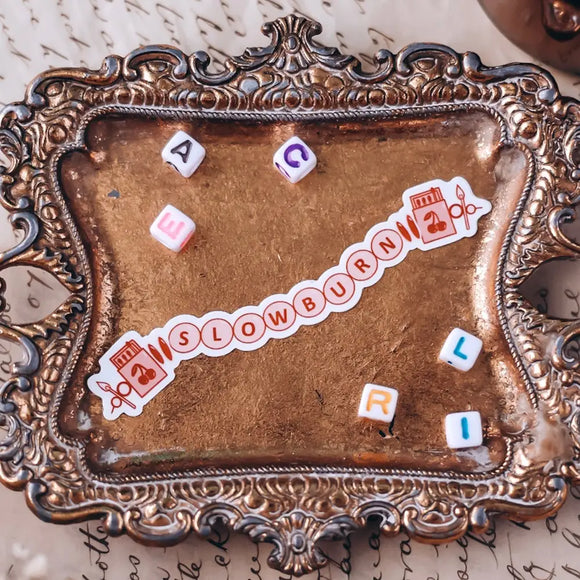 Slow Burn Friendship Bracelet Sticker Stickers