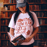 Slow Burn Society Heavy Weight Tee Shirt