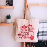 Slow Burn Society Tote Bag Bags