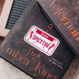 Spicy TBR License Plate Sticker Stickers