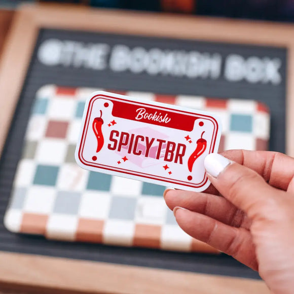 Spicy TBR License Plate Sticker Stickers