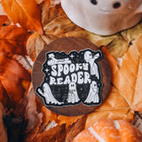 Spooky Reader Sticker Stickers