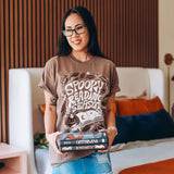 Spooky Reading Season Heavy Weight Tee Shirt