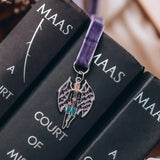 The Bat Boys Inspired Literary Leadlight Bookmarks Rhysand Literary Leadlight Bookmark (rare) Enamel Pins