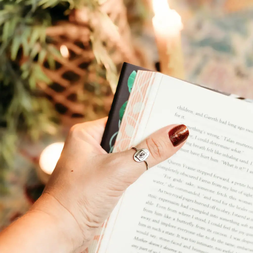The Bonds That Tie Series Inspired Stamp Ring
