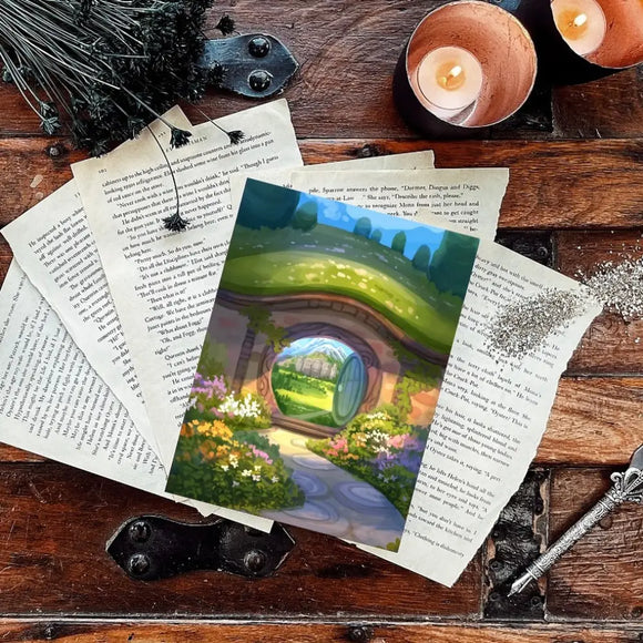 The Hobbit Inspired Portal Print Art Prints