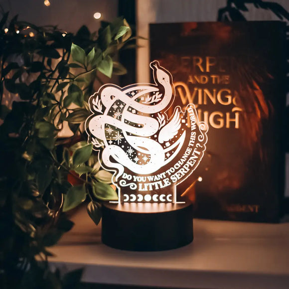 The Serpent and the Wings of Night Inspired Light Up Display Accessories