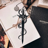 These Hollow Vows Inspired: Brie’s Dagger Metal Bookmark
