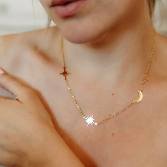 These Hollow Vows Inspired: Moon & Sun Necklace