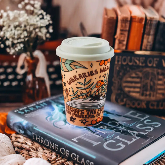 Throne of Glass Inspired Ceramic Coffee Traveler Drinkware
