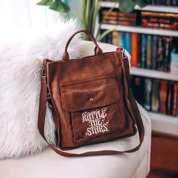 Throne of Glass Inspired Corduroy Tote Bags