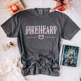 Throne of Glass Inspired: Fireheart Heavy Weight Tee Shirt