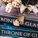 Throne of Glass Inspired: Fireheart Locket jewelry