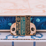 Tumescent Tomes Inspired Cabinet of Curiosities Silver Tongue Devil Inspired Enamel Pin (extra rare) Enamel Pins