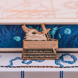 Tumescent Tomes Inspired Cabinet of Curiosities The Book of Azrael Inspired Enamel Pin (rare) Enamel Pins