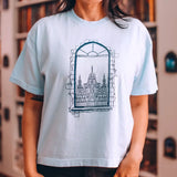 Window to The Glass Palace Heavy Weight Boxy Tee Shirt