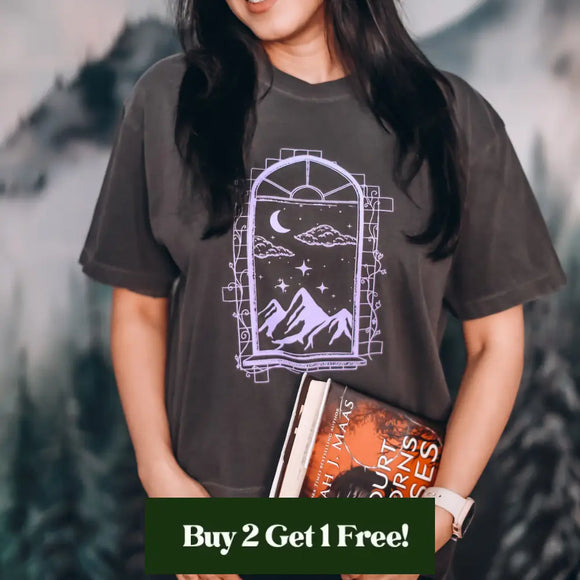 Window to Velaris Heavy Weight Boxy Tee Shirt