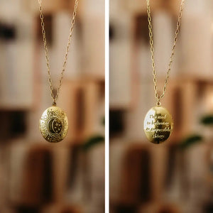 Witch Haven Crescent Moon Locket Necklace