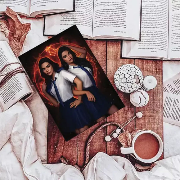 Zodiac Academy Inspired: Darcy & Tory Print Art Prints