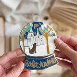 Zodiac Academy Inspired Snow Globe Enamel Ornament Home