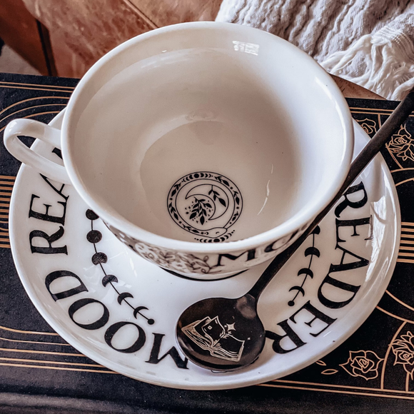 Mood Reader Tea Cup, Saucer & Spoon