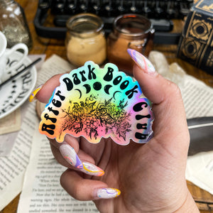 After Dark Book Club Holographic Sticker