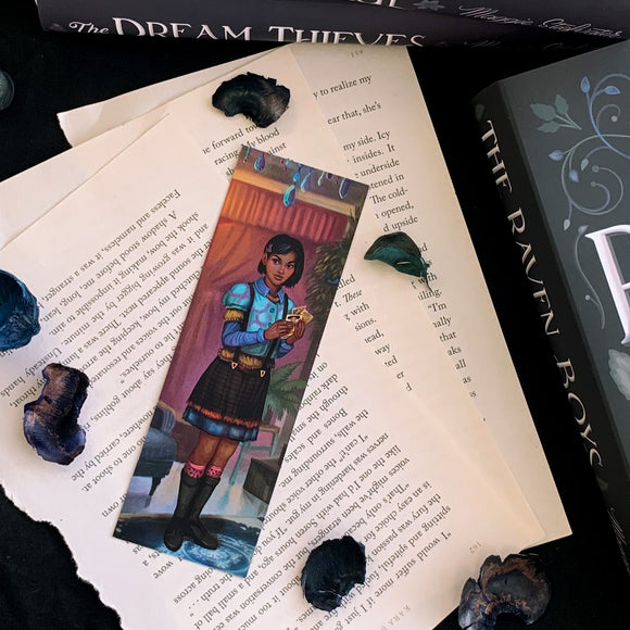 The Raven Cycle Inspired: Blue Character Bookmark