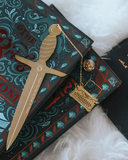 The Bridge Kingdom Inspired: Lara's Marriage Metal Dagger Bookmark
