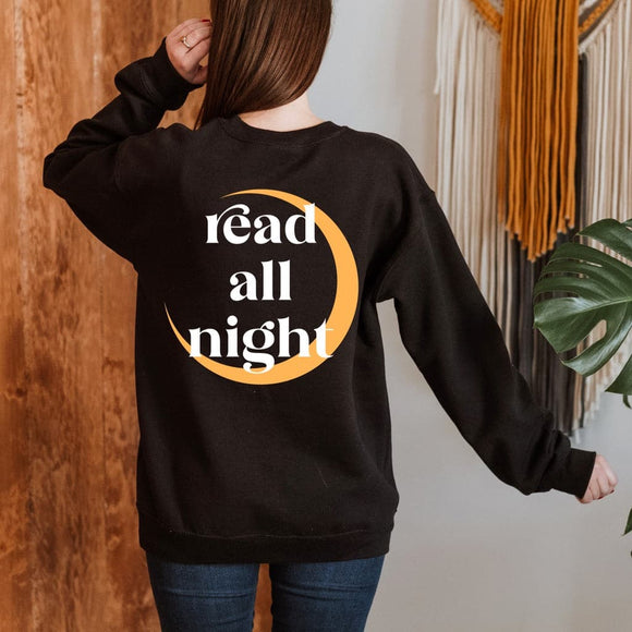 Read All Night Pullover Sweater