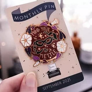 Defy the Night Inspired: Mind Your Mettle Enamel Pin